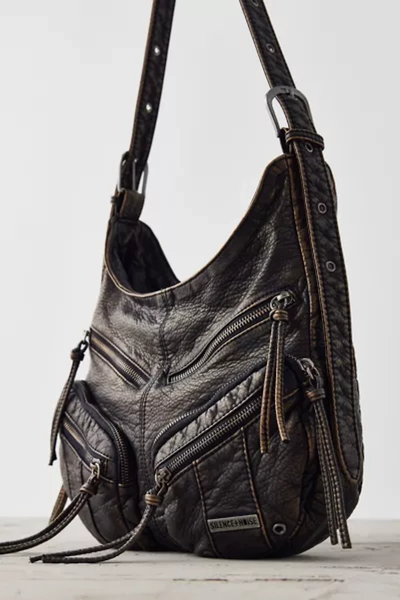 Silence + Noise Utility Washed Shoulder Bag