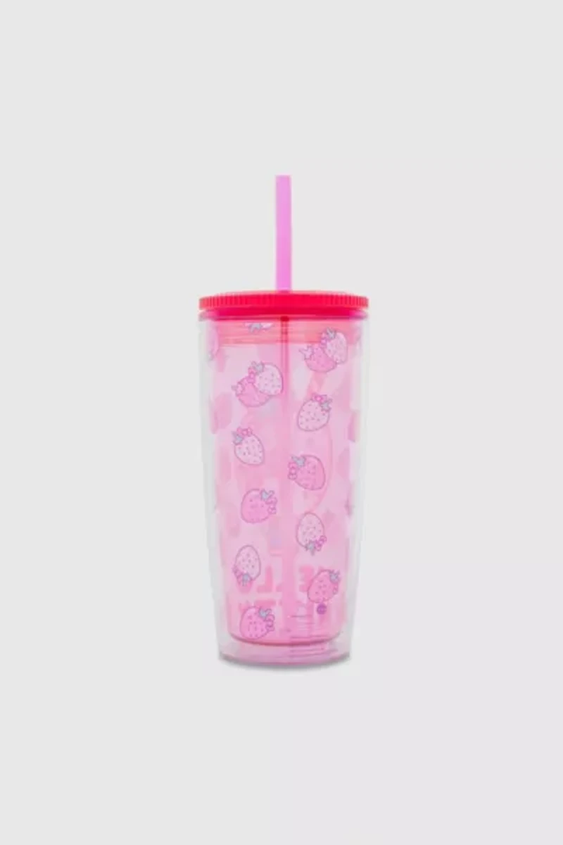 Sanrio Hello Kitty Strawberries 20oz Tumbler