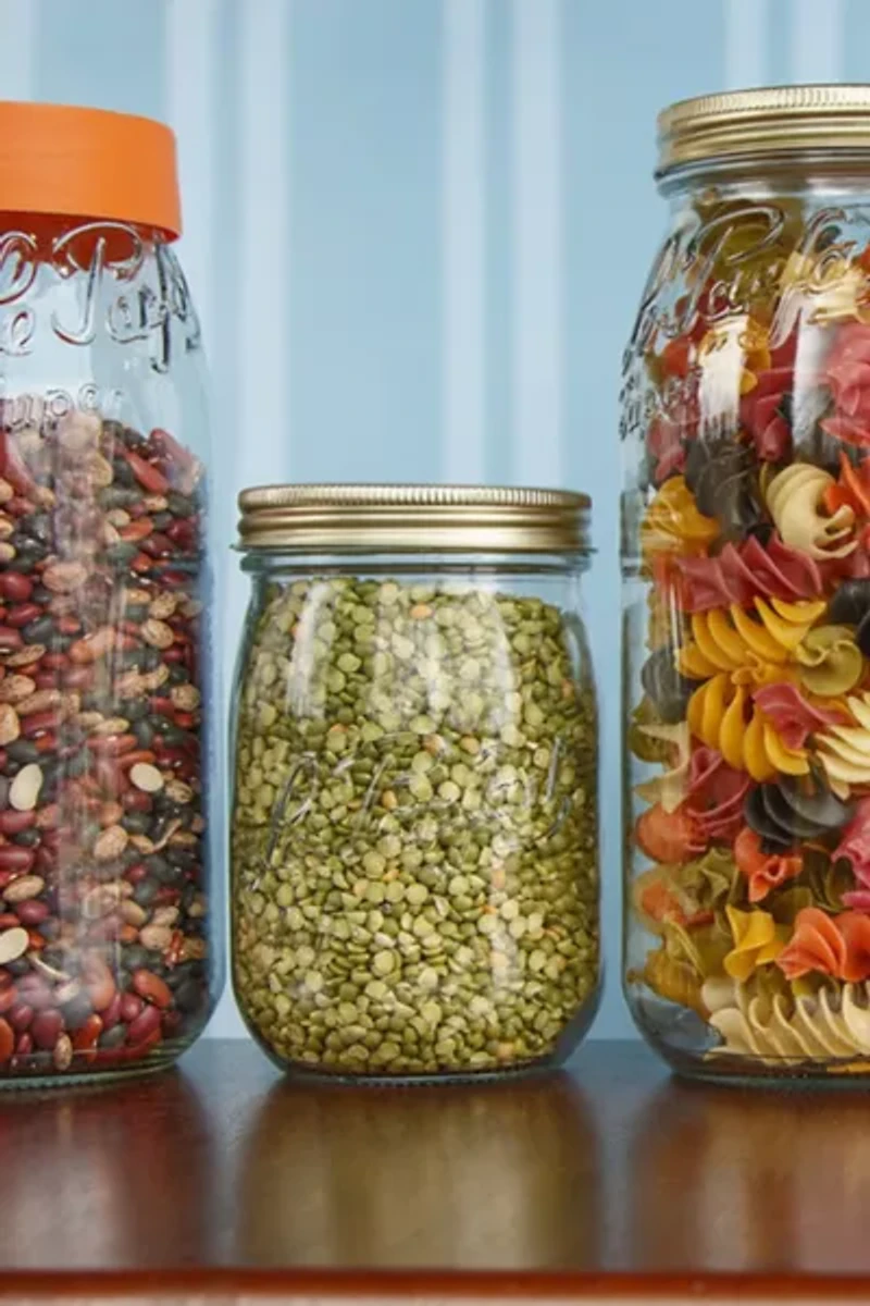 Le Parfait French Glass Screw Top Storage Jar Set