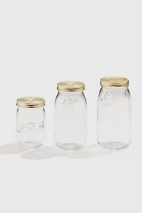 Le Parfait French Glass Screw Top Storage Jar Set