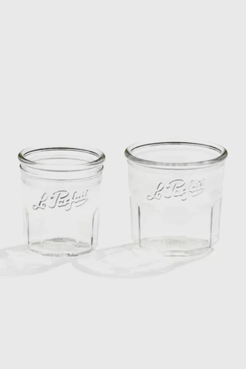 Le Parfait French Glass Jam Pot Set