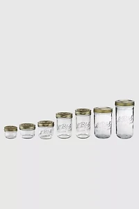 Le Parfait French Glass Canning Mason Jar Set