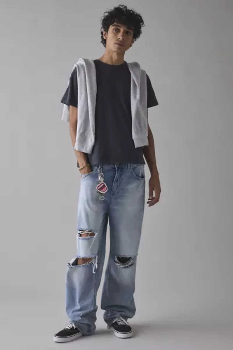 BDG Bonfire Cropped Cotton Tee