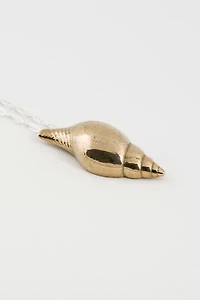 Soft Blonde Whorl Necklace
