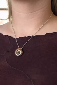 Soft Blonde Spiral Necklace