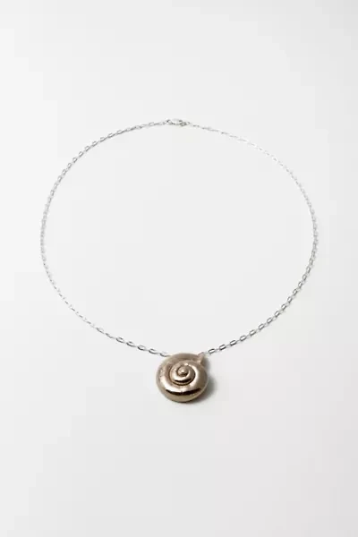 Soft Blonde Spiral Necklace