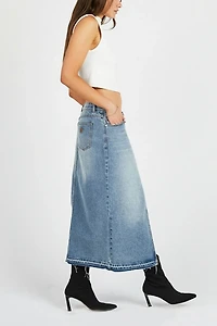 Abrand 99 Denim Low Maxi Skirt