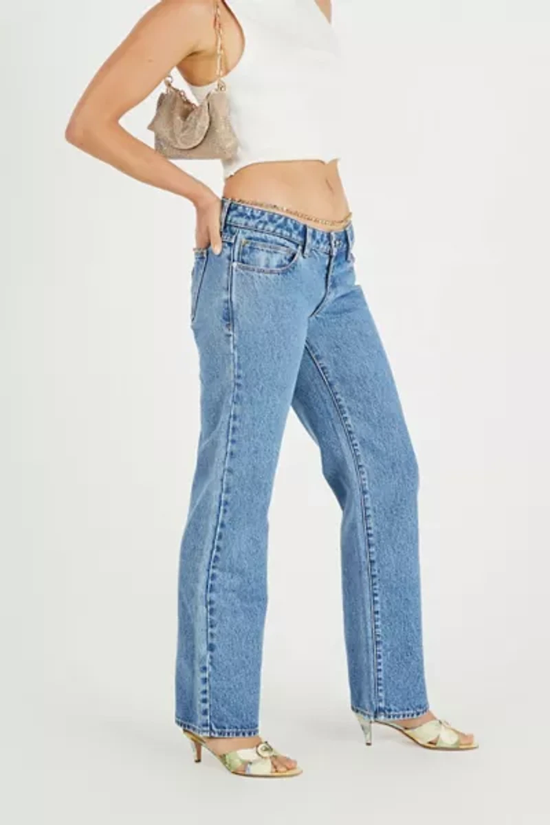 Abrand 99 Low Straight Petite Jeans