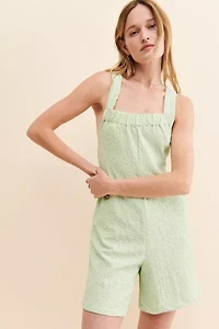 Native Youth Textured Cross-Back Shortalls