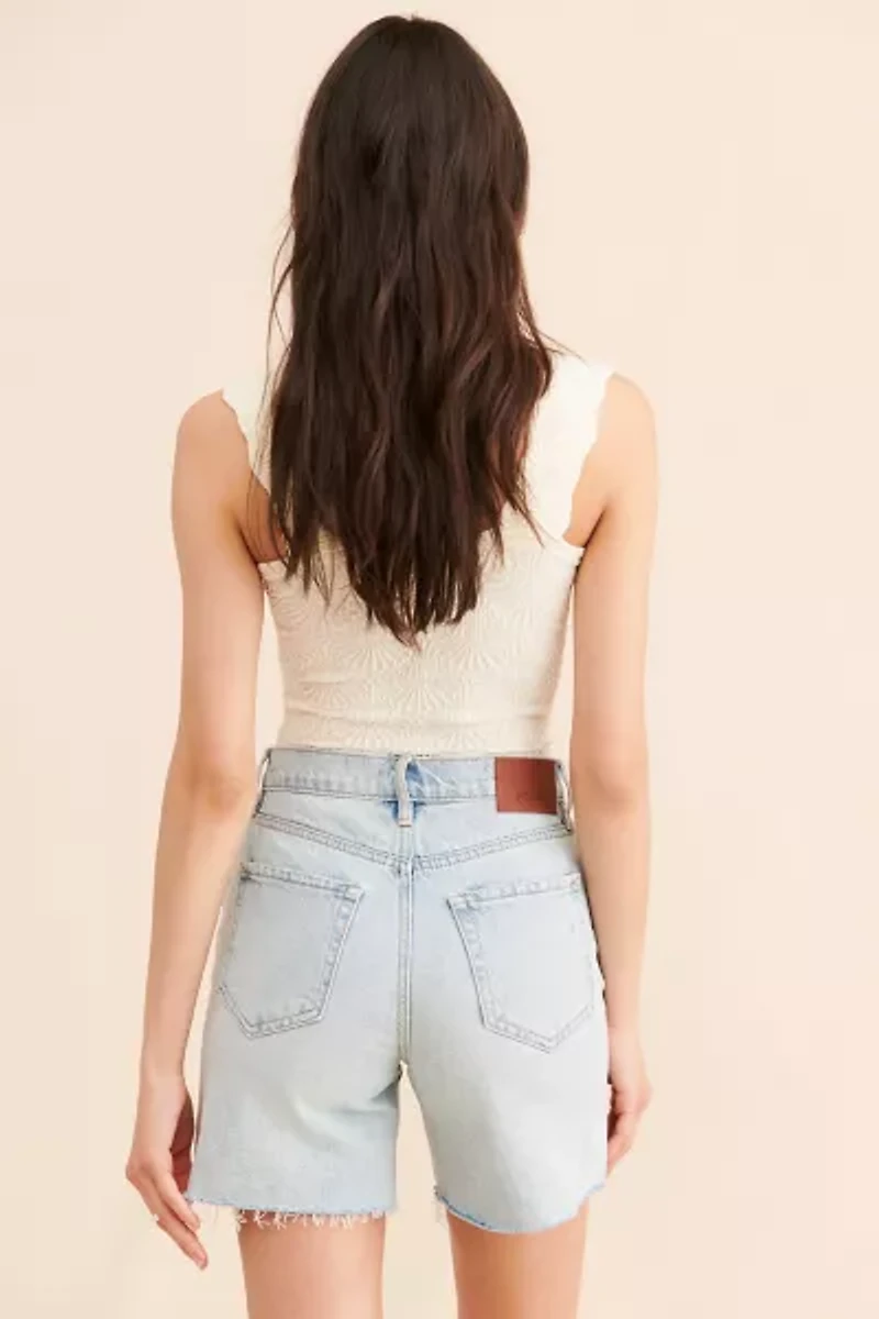 Hidden Jeans Dad Denim Shorts