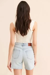Hidden Jeans Dad Denim Shorts
