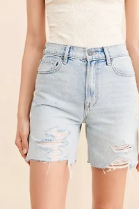 Hidden Jeans Dad Denim Shorts
