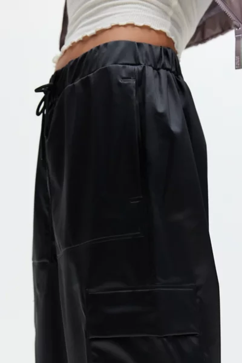 RAINS Wide Leg Cargo Rain Pant