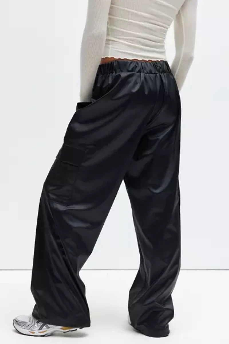 RAINS Wide Leg Cargo Rain Pant