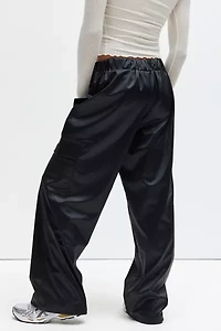 RAINS Wide Leg Cargo Rain Pant