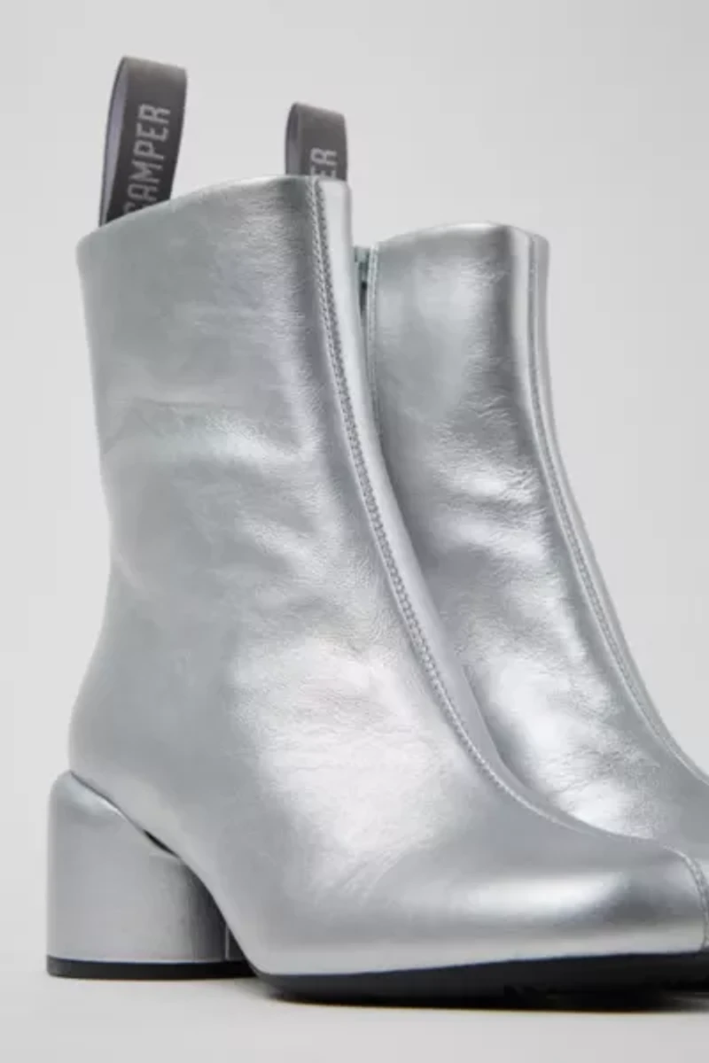 Camper Niki Leather Zip Boot