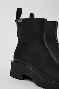 Camper Milah Leather Zip Boot