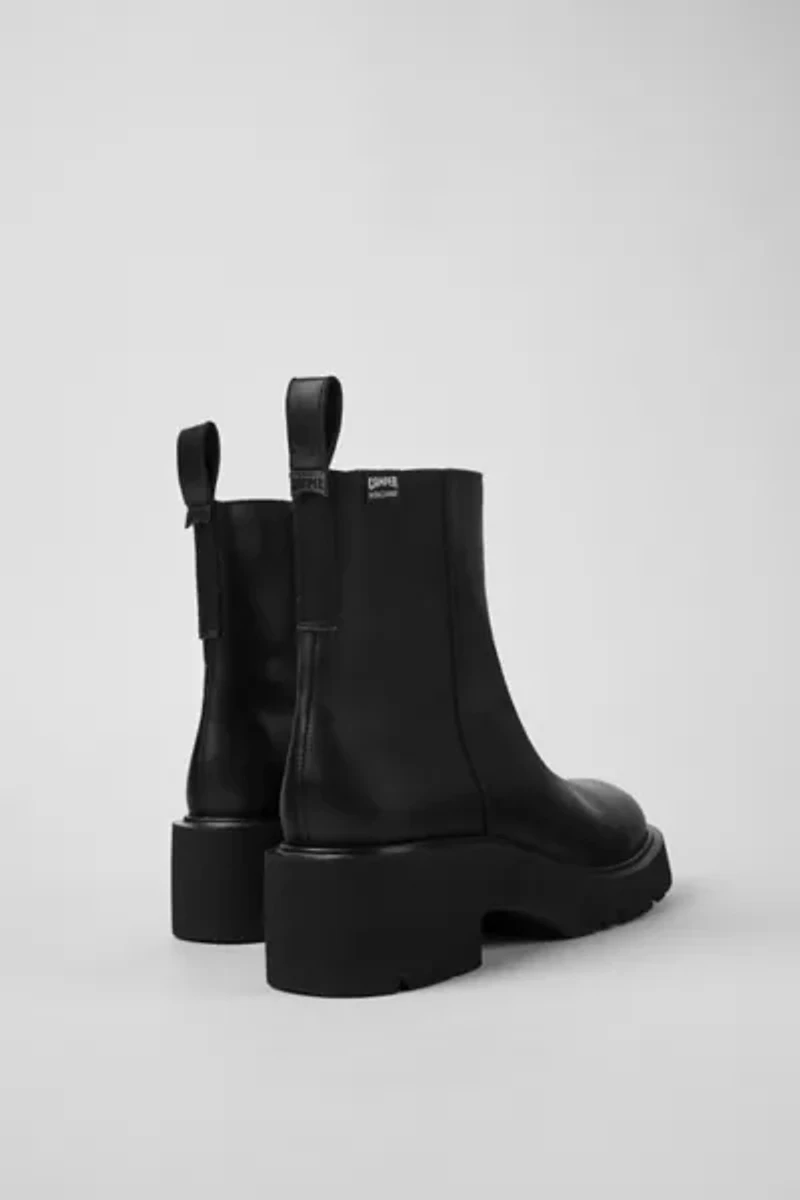 Camper Milah Leather Zip Boot