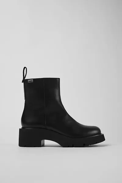 Camper Milah Leather Zip Boot