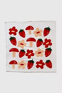 Julie Peach Berry Shroom Tea Towel
