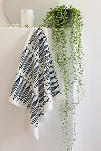 Julie Peach Sardine Tea Towel