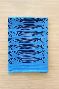 Julie Peach Sardine Tea Towel