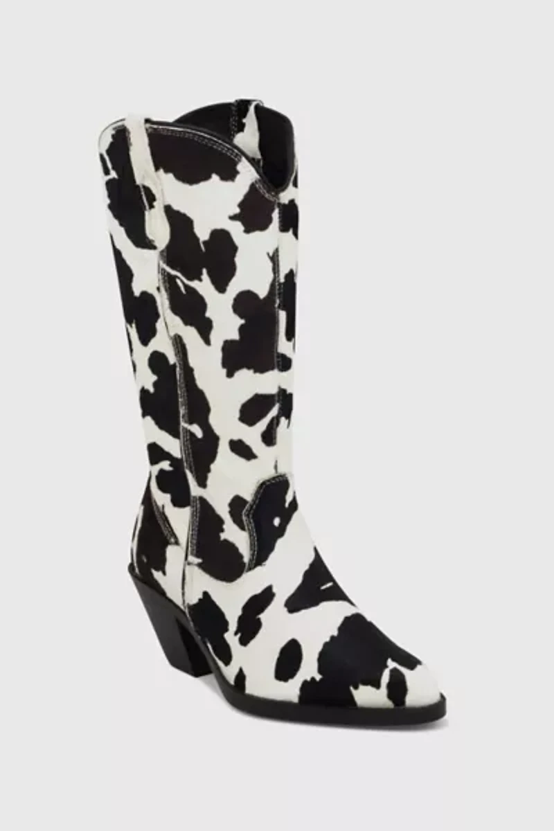 ROC Gallop Cow Print Cowboy Boot
