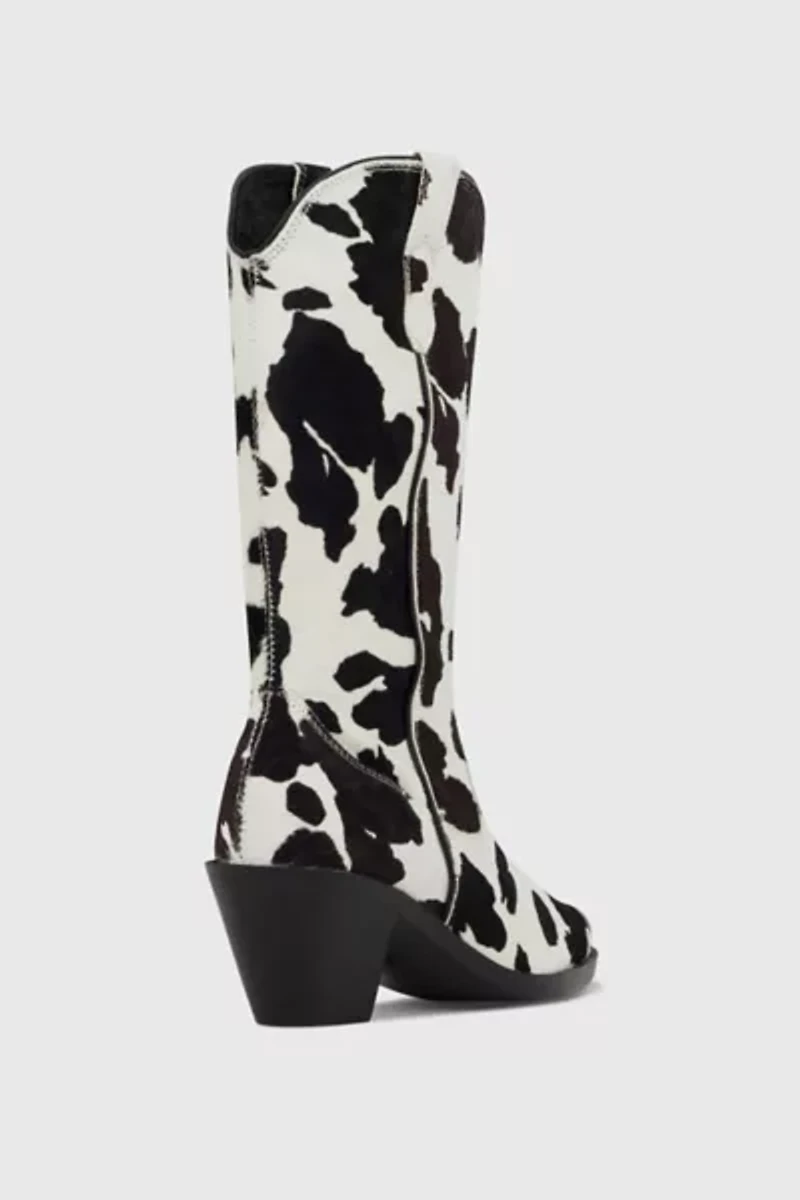 ROC Gallop Cow Print Cowboy Boot