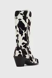 ROC Gallop Cow Print Cowboy Boot