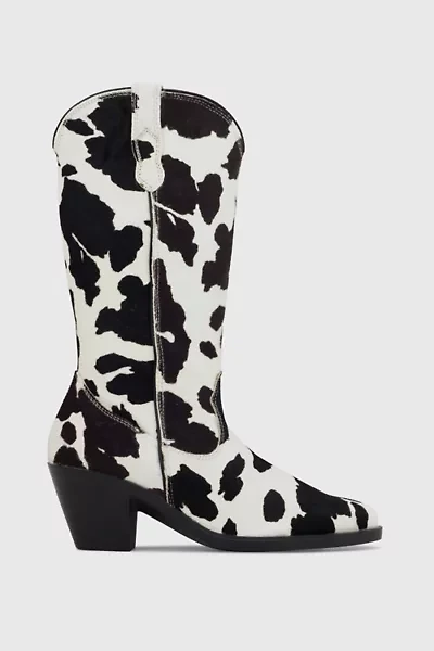 ROC Gallop Cow Print Cowboy Boot