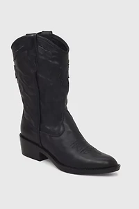 ROC Indio Leather Cowboy Boot