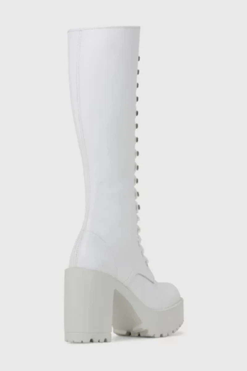 ROC Lash Heeled Leather Lace-Up Boot