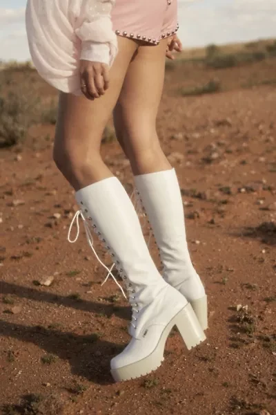 ROC Lash Heeled Leather Lace-Up Boot