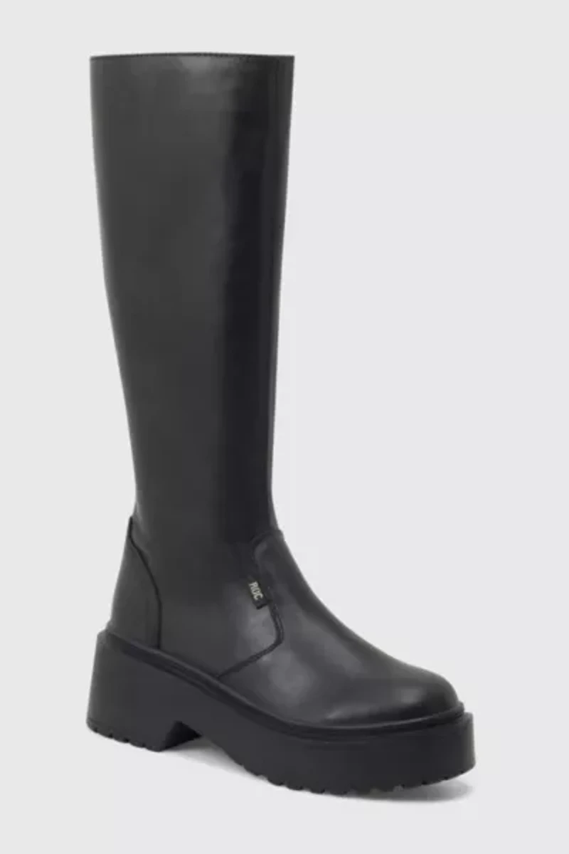 ROC Troupe Leather Knee-High Platform Boot