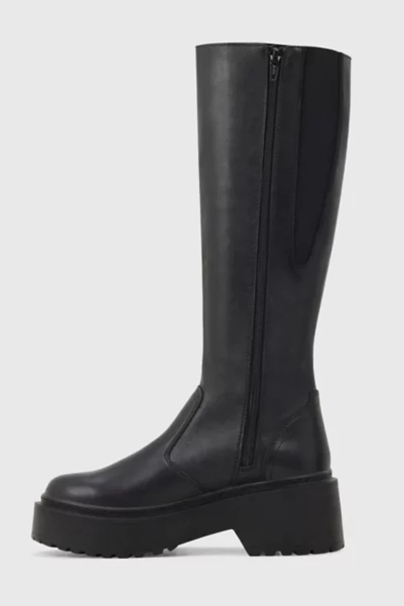 ROC Troupe Leather Knee-High Platform Boot