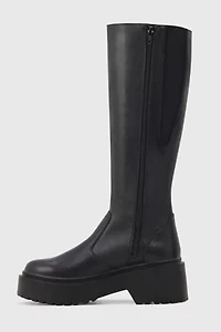 ROC Troupe Leather Knee-High Platform Boot