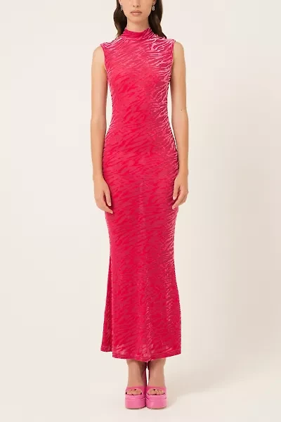 Amy Lynn High Neck Maxi Dress