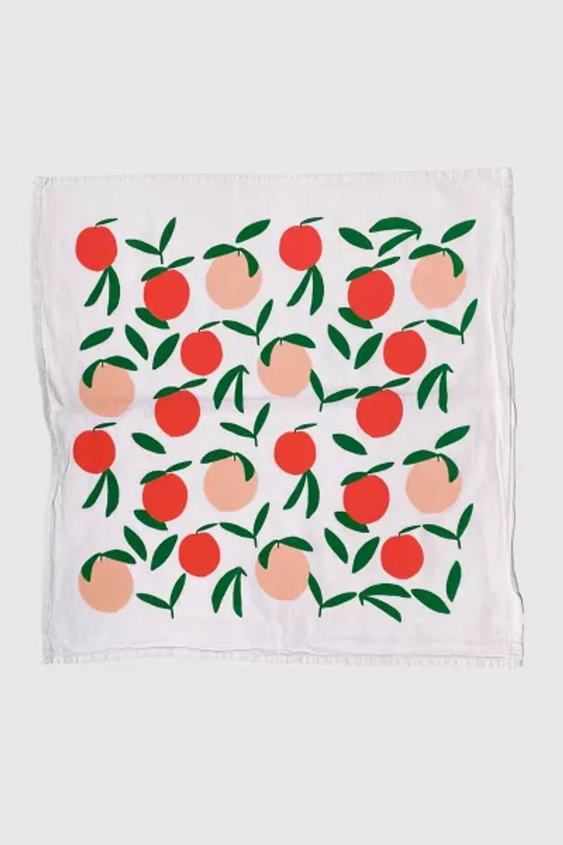 Julie Peach Tea Towel
