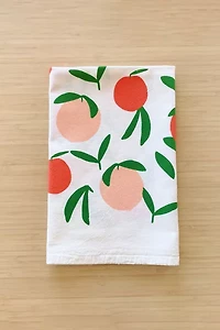 Julie Peach Tea Towel