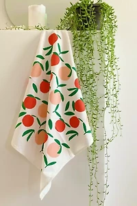 Julie Peach Tea Towel