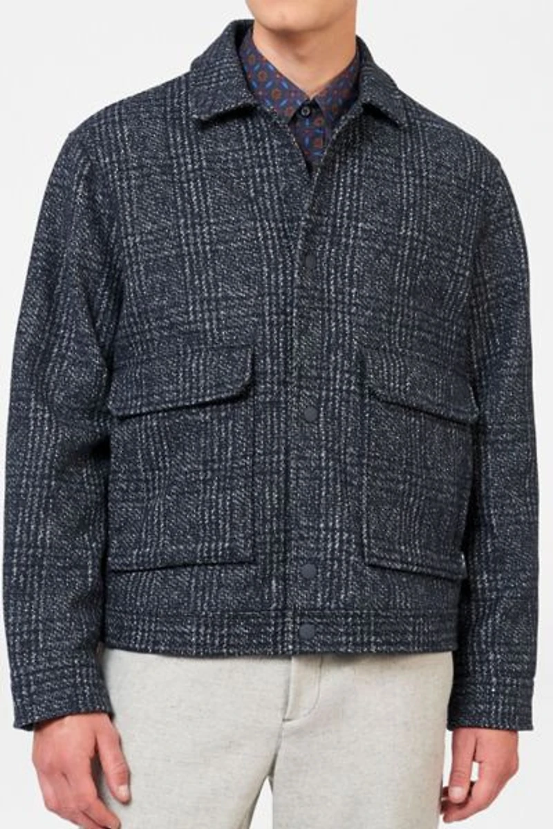 Ben Sherman Wool Harrington Jacket