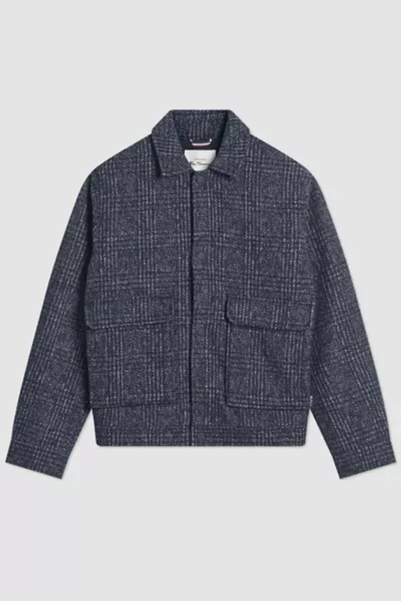 Ben Sherman Wool Harrington Jacket