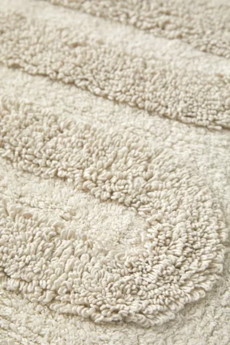 Looped Squiggle Runner Tufted Bath Mat