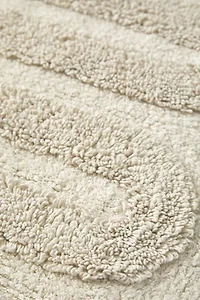 Looped Squiggle Runner Tufted Bath Mat