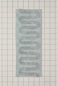 Looped Squiggle Runner Tufted Bath Mat