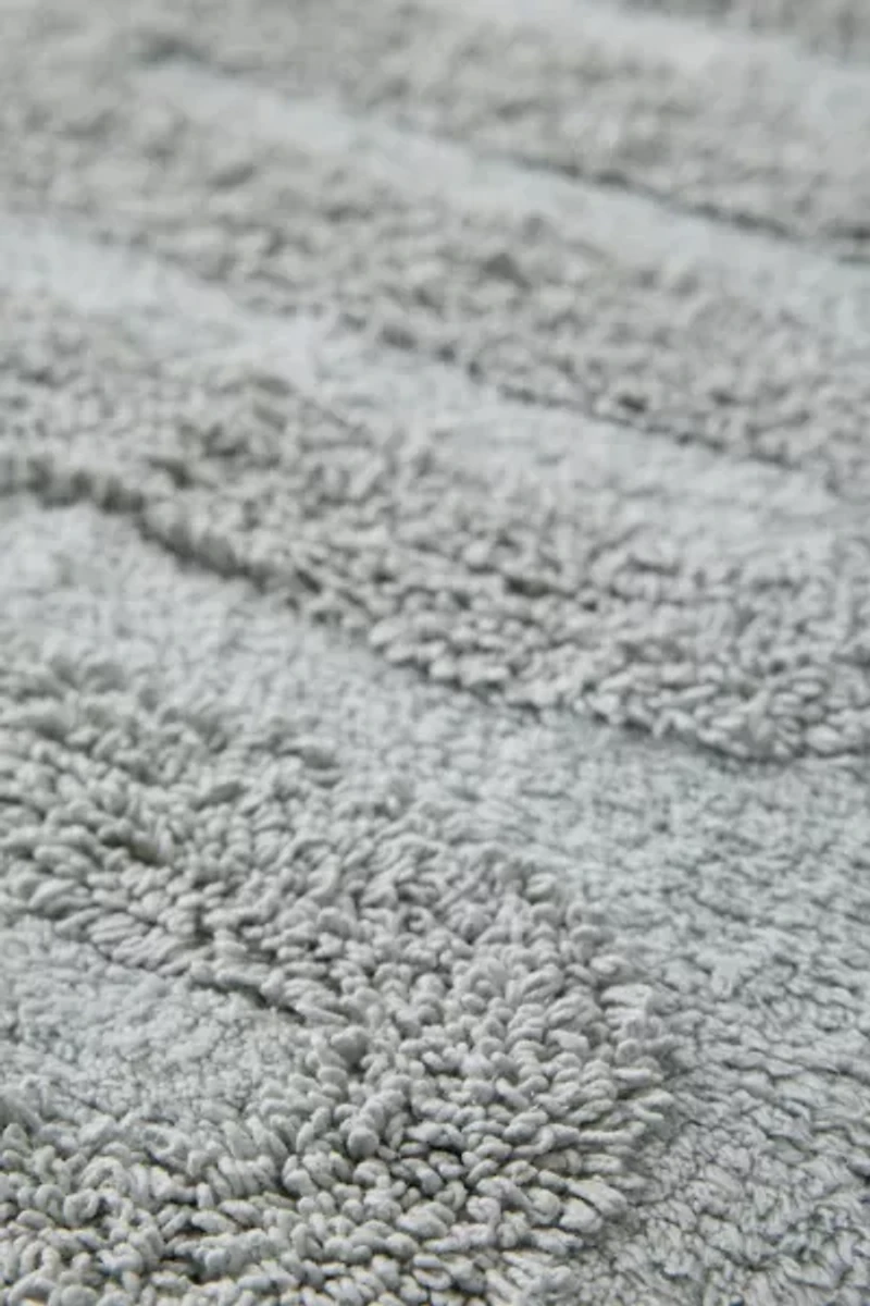 Looped Squiggle Runner Tufted Bath Mat