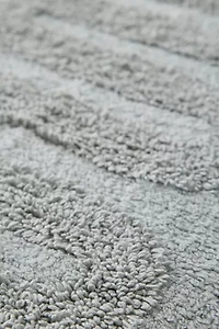 Looped Squiggle Runner Tufted Bath Mat