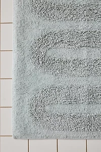 Looped Squiggle Runner Tufted Bath Mat