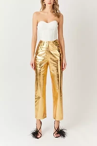 Amy Lynn Textured Metallic Pant