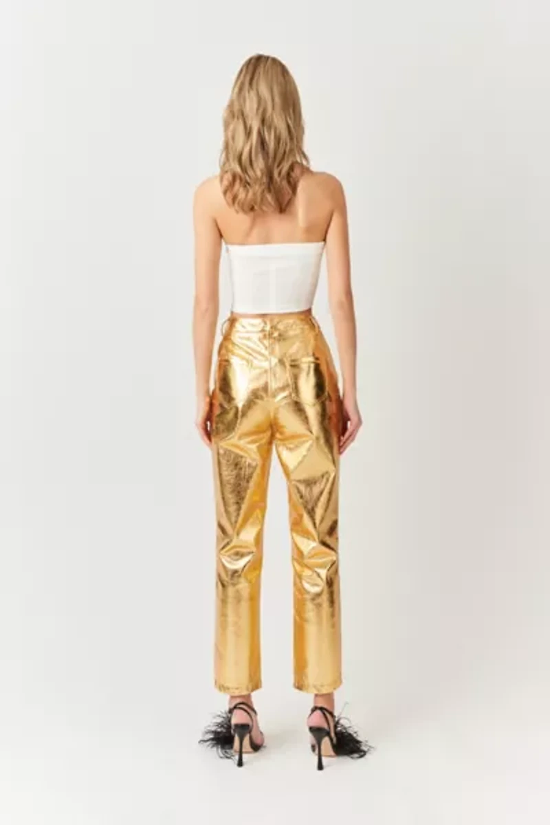 Amy Lynn Textured Metallic Pant